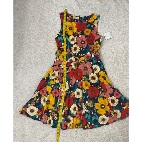 NWT Vibrant Floral Midi Dress - Multicolor - Picture 9 of 11